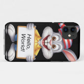 Nighttime Bunny Delight" – ラビットフォンケース Case-Mate iPhoneケース (裏面(横))