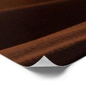 Nighttime Desert Half Moon ポスター (角)