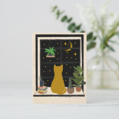 Nighttime Kitty ポストカード (スタンド正面)