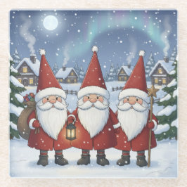 Nighttime Norway Nisse, Coaster ガラスコースター