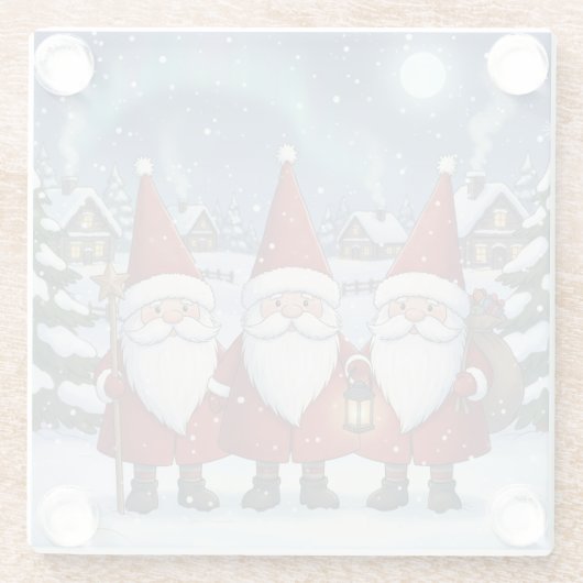 Nighttime Norway Nisse, Coaster ガラスコースター (裏面)