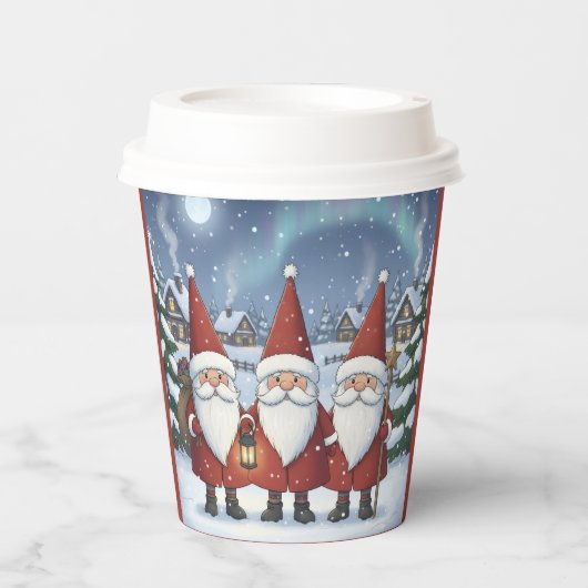 Nighttime Norway Nisse, Paper Cups 紙コップ (正面)