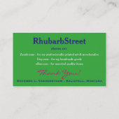 "Nightwatch"の名刺 名刺 (裏面)