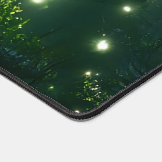 Nightwhisper: Firefly Forest Glow デスクマット (コーナー)