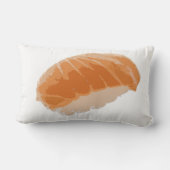 Nigiriのサーモンピンクの寿司 ランバークッション (裏面)