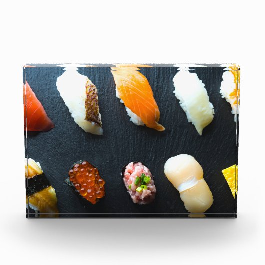 Nigiri Grid – Modern Slate Photo Block フォトブロック (正面)