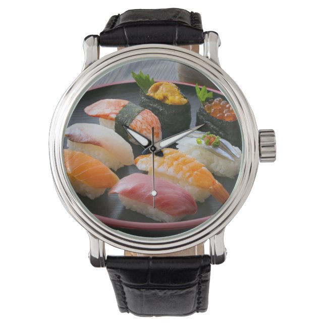 Nigiri Harmony – Timeless Sushi Watch 腕時計 (正面)