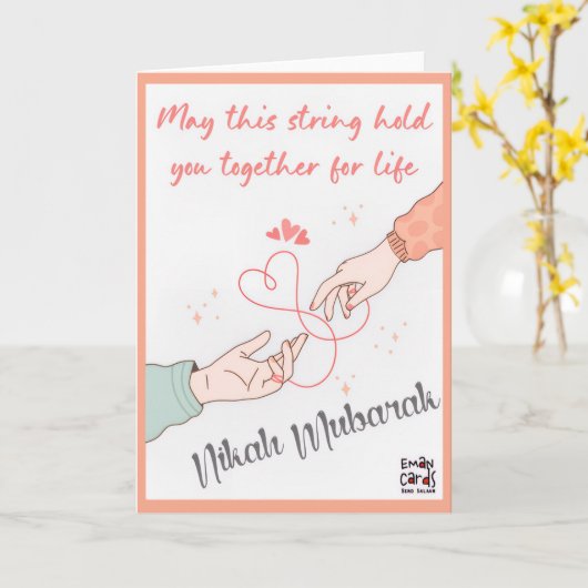 Nihak Mubarak - Rings String カード (黄色い花)