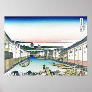 Nihonbashi Bridge in Edo ポスター