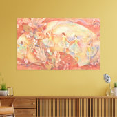 Nijino-Odori: A Rainbow Dance キャンバスプリント (インサイチュ (リビング))