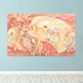 Nijino-Odori: A Rainbow Dance キャンバスプリント (インサイチュ (ウッドフロア))