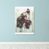 Nijinsky dans La Peri — Ballets Russes キャンバスプリント (インサイチュ (ウッドフロア))