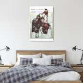 Nijinsky dans La Peri — Ballets Russes キャンバスプリント (インサイチュ (寝室))