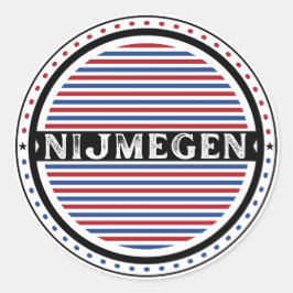 Nijmegen City Pride Emblem – Dutch Identity ラウンドシール