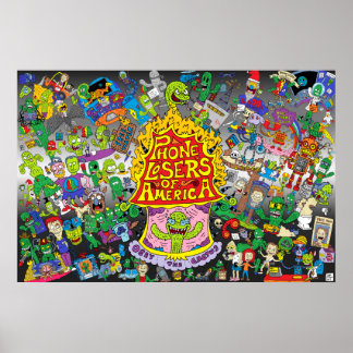 NikのPLAポスター（灰色の背景） ポスター