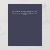 NIKAHイスラムビスミラ結婚式招待状予算 (裏面)