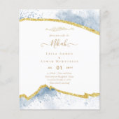 NIKAHイスラムビスミラ結婚式招待状予算 (正面)