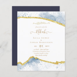 NIKAHイスラムビスミラ結婚式招待状予算