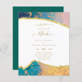 NIKAHイスラムビスミラ結婚式招待状予算