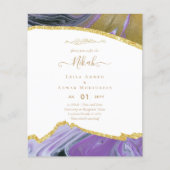 NIKAHイスラムビスミラ結婚式招待状予算 (正面)