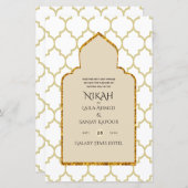 NIKAH – イスラーム華美モスク金ゴールド結婚ズ (正面/裏面)