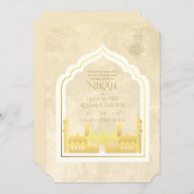 NIKAH – イスラーム華美モスク金ゴールド結婚ズ