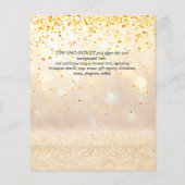 NIKAH – バジェットイスラム結婚式招待状カスタム チラシ (裏面)