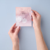 NIKAH – バジェットイスラム結婚式招待状カスタム チラシ (手)