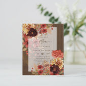 NIKAH -フローラ予算イスラム結婚式招待状 (スタンド正面)