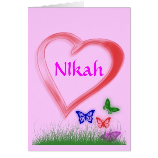 Nikah -結婚式のお祝い (正面)