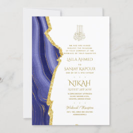 NIKAH 結婚式招待状 - ワリーマ 紫金瑪瑙 招待状