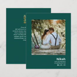 NIKAH - 結婚 Budget Agate金ゴールドティール(緑がかった色)写真