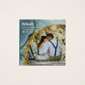 NIKAH - 結婚 Budget Agate金ゴールドティール(緑がかった色)写真 (正面)