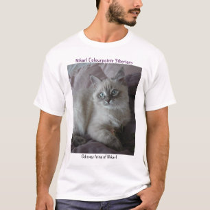 Nikarlのシベリアの子ネコのワイシャツのOdisseyiイリーナ Tシャツ