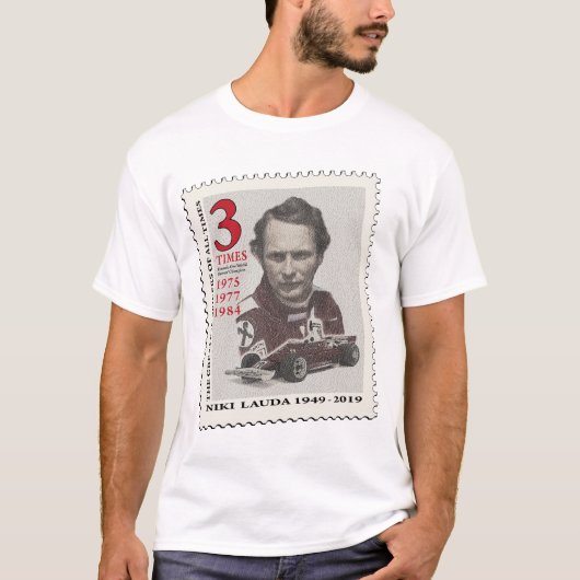 Niki Lauda Stamp Tシャツ (正面)