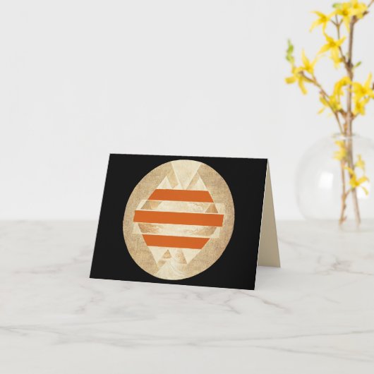 Nikias Logo カード (黄色い花)