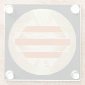 Nikias Logo ガラスコースター (裏面)