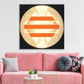 Nikias Logo キャンバスプリント (インサイチュ (リビング))