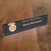 Nikias Logo デスクネームプレート (側面)