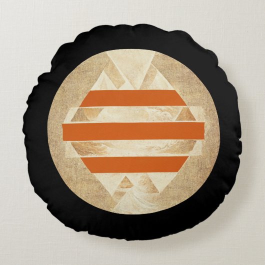 Nikias Logo ラウンドクッション (正面)