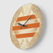 Nikias Logo ラージ壁時計 (傾斜)