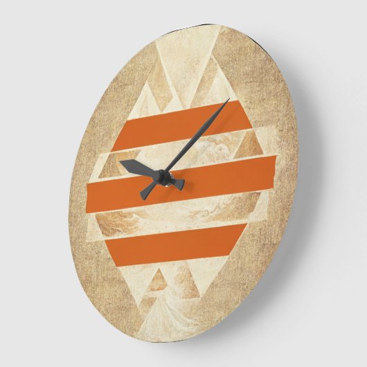 Nikias Logo ラージ壁時計 (傾斜)