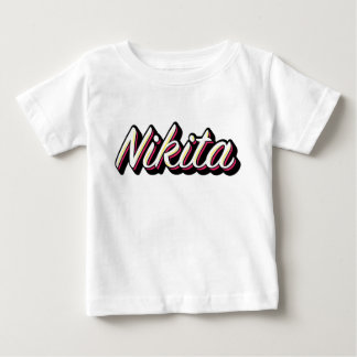 NIKITAの一流のロゴのデザイン ベビーTシャツ
