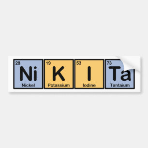 Nikitaは要素の作りました バンパーステッカー