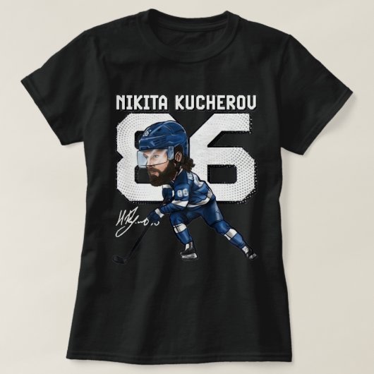 Nikita Kucherov Tシャツ (デザイン正面)