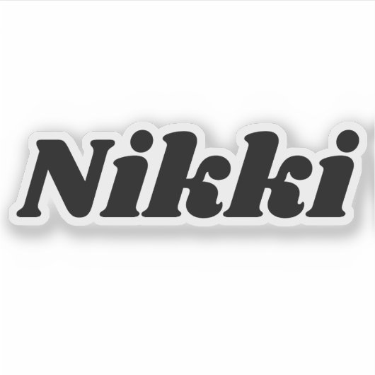 Nikki シール (正面)