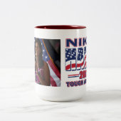 Nikki HaleyタフN ails ツートーンマグカップ (中央)
