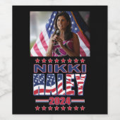 Nikki Haley社長2024年 ワインラベル (シングルラベル)