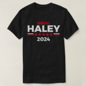 Nikki Haley社長2024年 Tシャツ (デザイン正面)