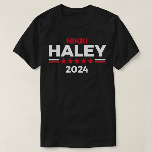 Nikki Haley社長2024年 Tシャツ (デザイン正面)
